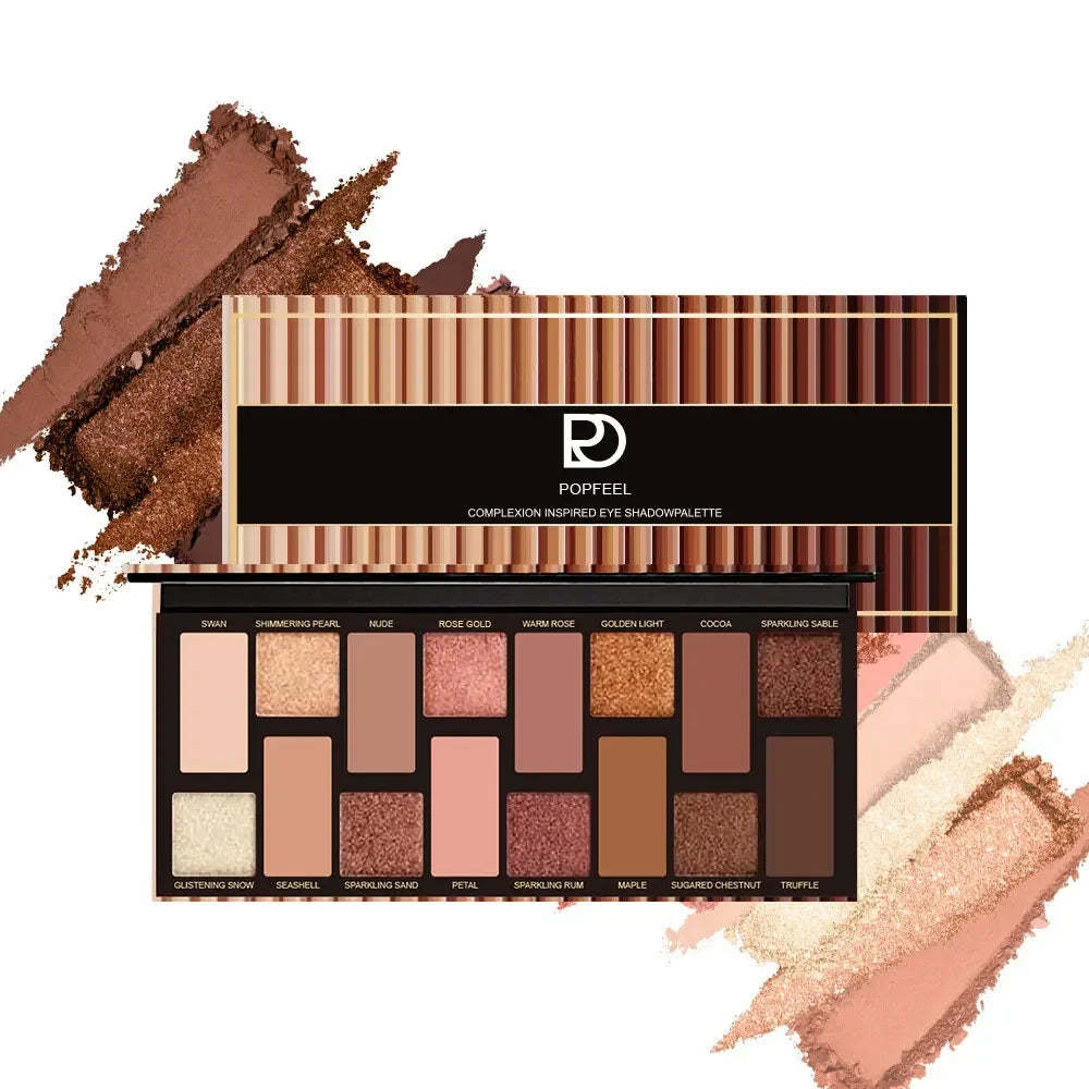 16 Color Glitter Eyeshadow Palette Waterproof-1