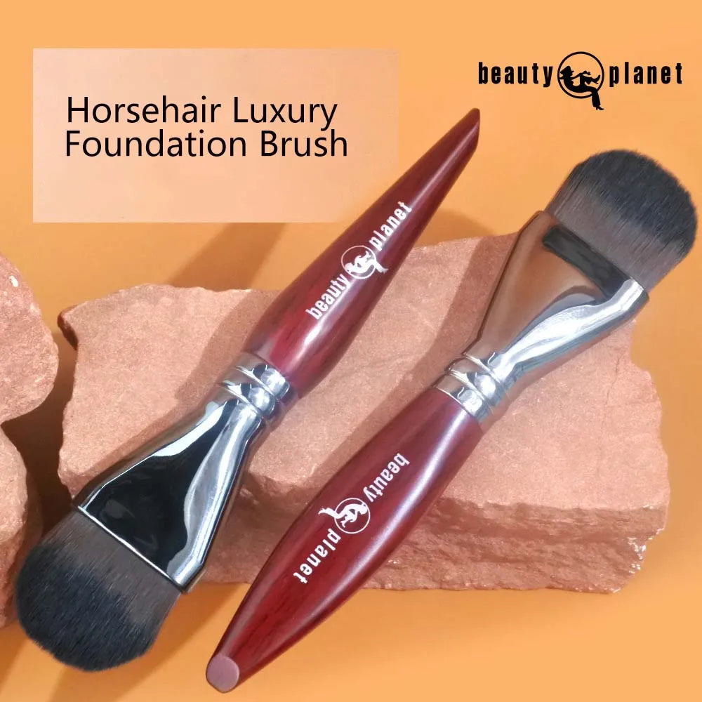 Beauty Planet Luxury Horse Hair Makeup Brushes-2