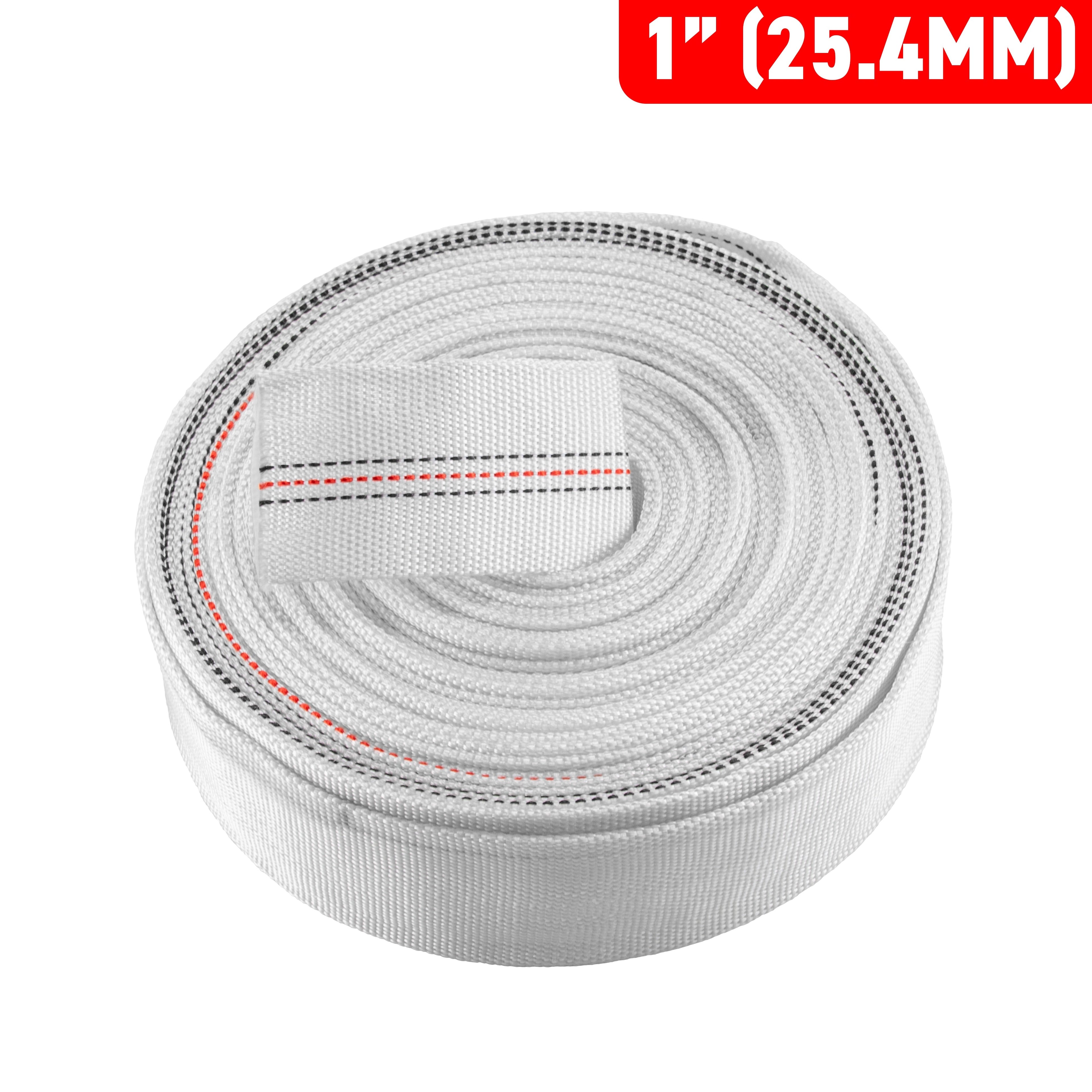 1" Lined Lay Flat Discharge Hose, 8-24 BAR